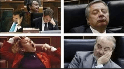 congreso de los diputados bebe dormido
