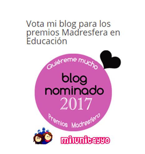 ¡Estoy nominada a los premios Madresfera!