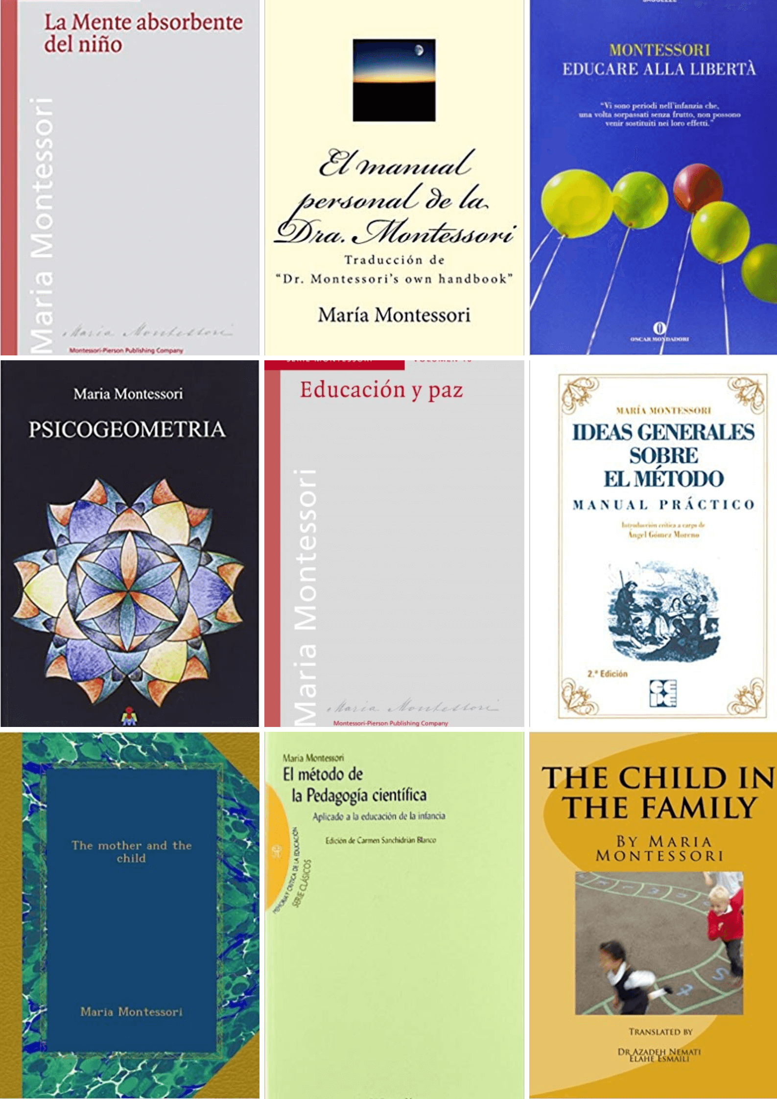 Bibliografía de Maria Montessori - Tu Guía Montessori