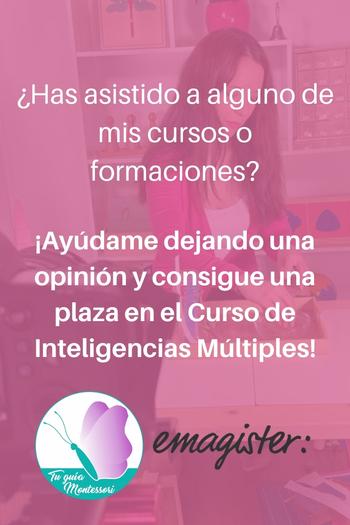Ayuda a Tu Guía Montessori dejando una opinión en EMagister.