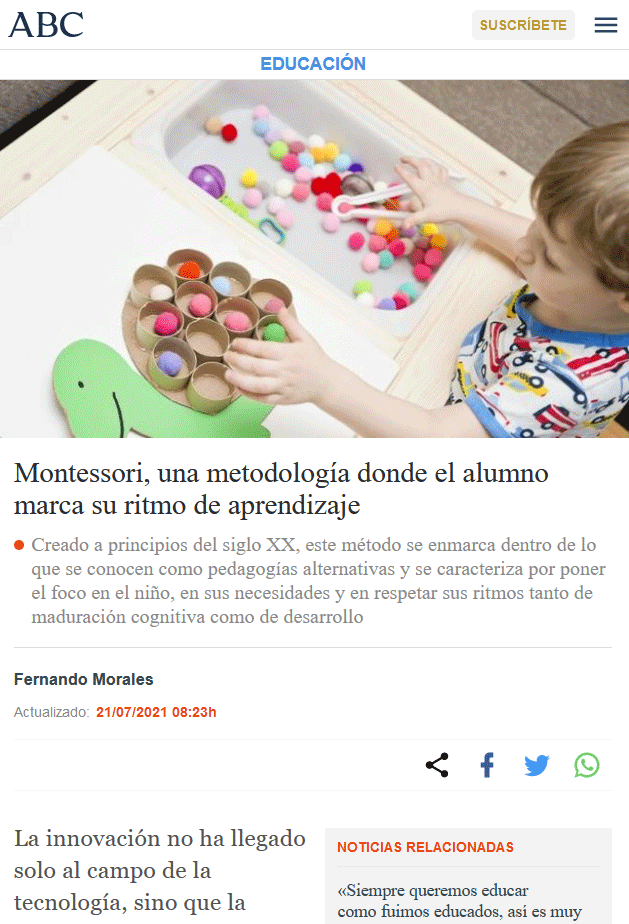 Reportaje Montessori ABC
