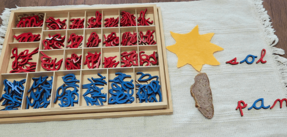 El alfabeto móvil como Material Montessori perfecto para iniciar la lectoescritura