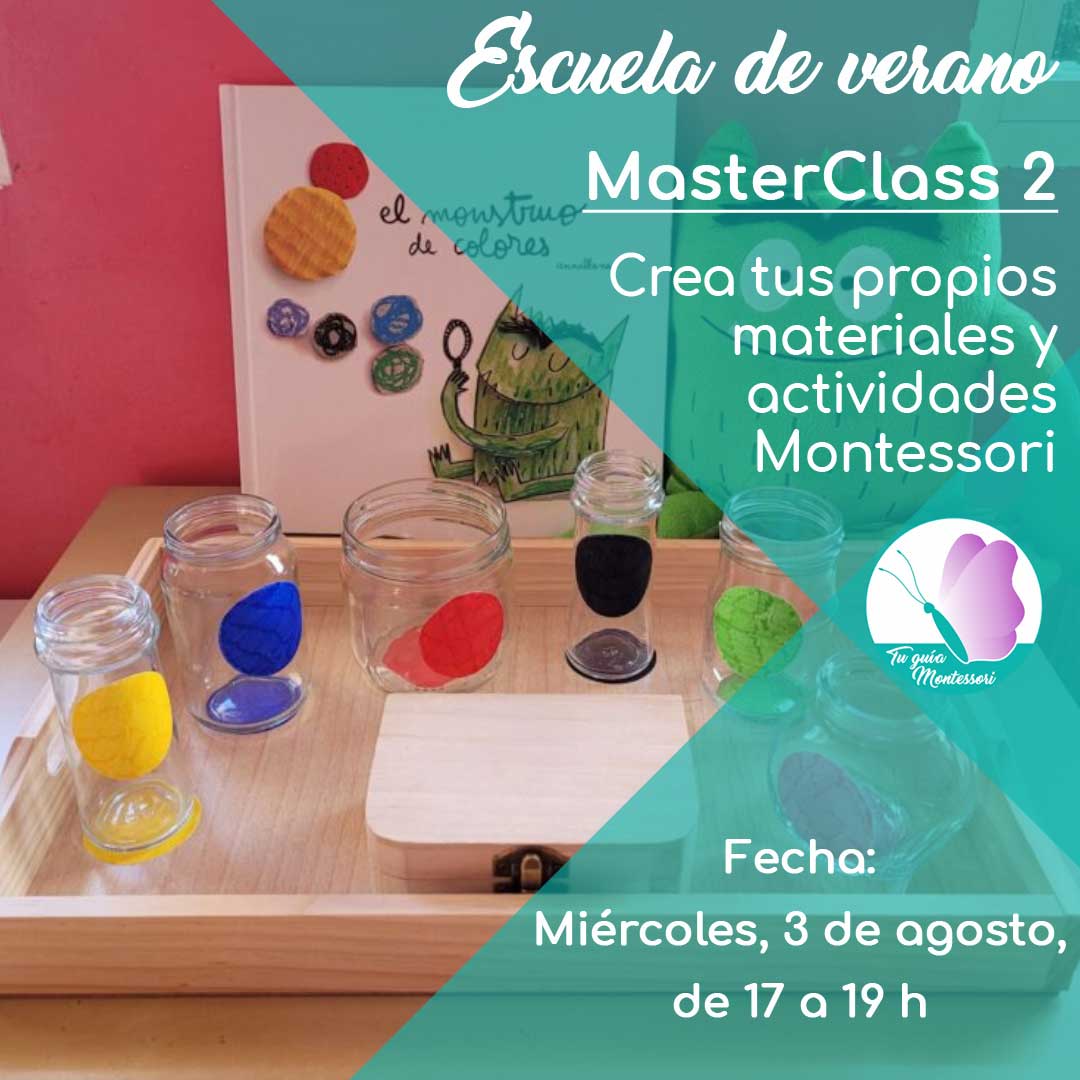 Escuela de Verano - Formación Montessori online - Masterclass 2: Crea tus propios materiales y actividades Montessori