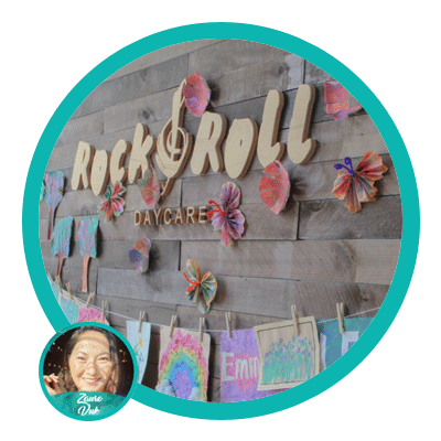 Planificador de 6 meses para seguir el modelo Rock And Roll Daycare