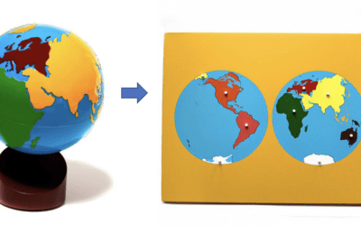 El planisferio Montessori, un fantástico experimento para hacer con nuestros peques