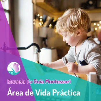 Clase en directo sobre el Área de Vida Práctica en la Escuela de Tu Guia Montessori