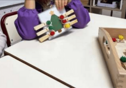 Actividad del área de Vida Práctica para practicar la pinza