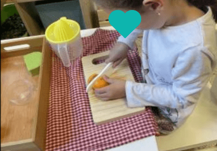 La transformación del sistema tradicional a Montessori también incluye la merienda