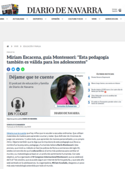 Podcast Déjame que te cuente, del Diario de Navarra
