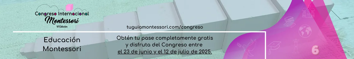 Faldon Educacion Montessori Hablamos de Educación Montessori en el 6 Congreso Internacional Montessori de 2025