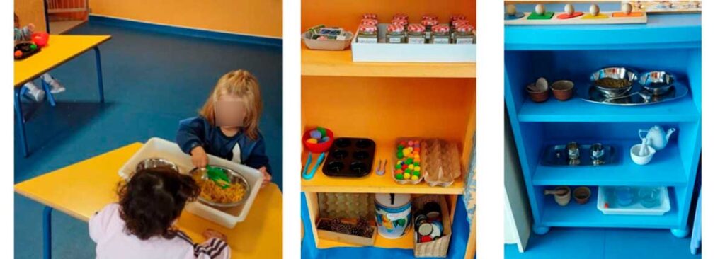 Montessori aplicado en el salón con niños de 0 a 3 años