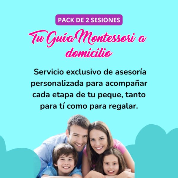 Pack de 2 sesiones de asesoramiento experto Montessori