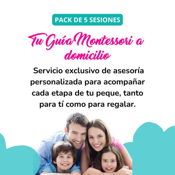Pack de 5 Sesiones - Asesoría Montessori Experto personalizada