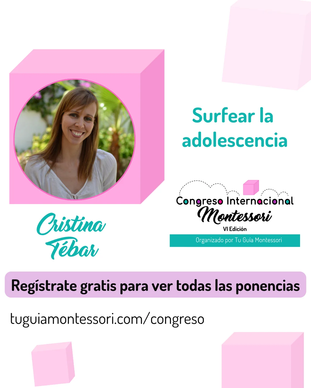 Cristina Tebar Feed ponencia Almudena Duarte es ponente en el Congreso Internacional Montessori para hablarnos de alumnados y aulas TEA