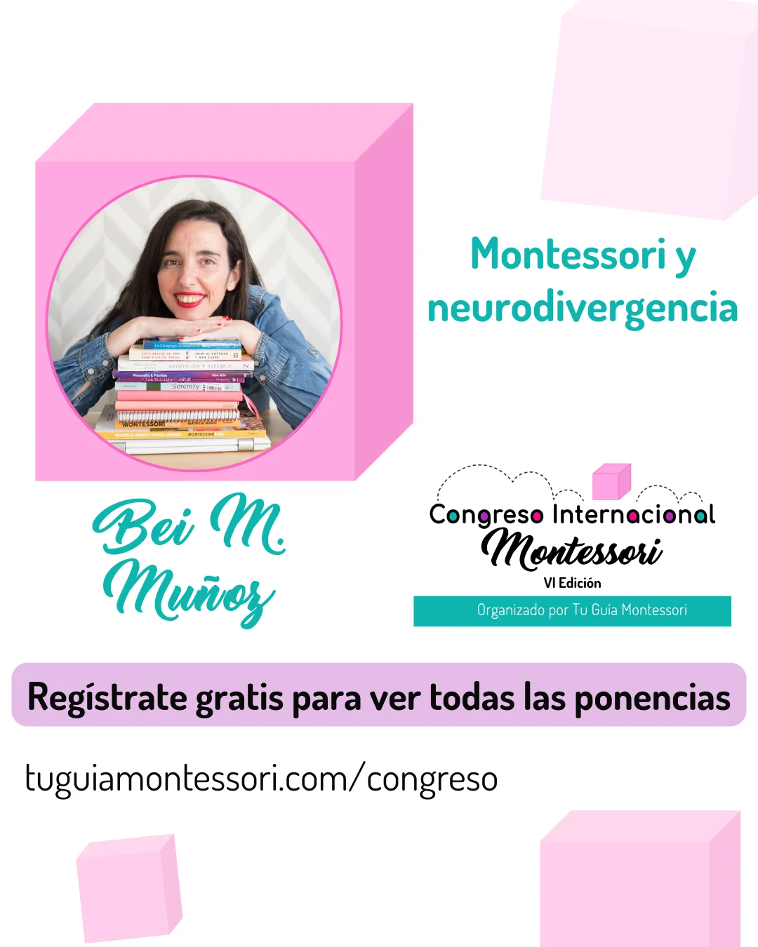 bei m munoz feed ponencia Cristina Rincón es ponente en el V Congreso Internacional Montessori