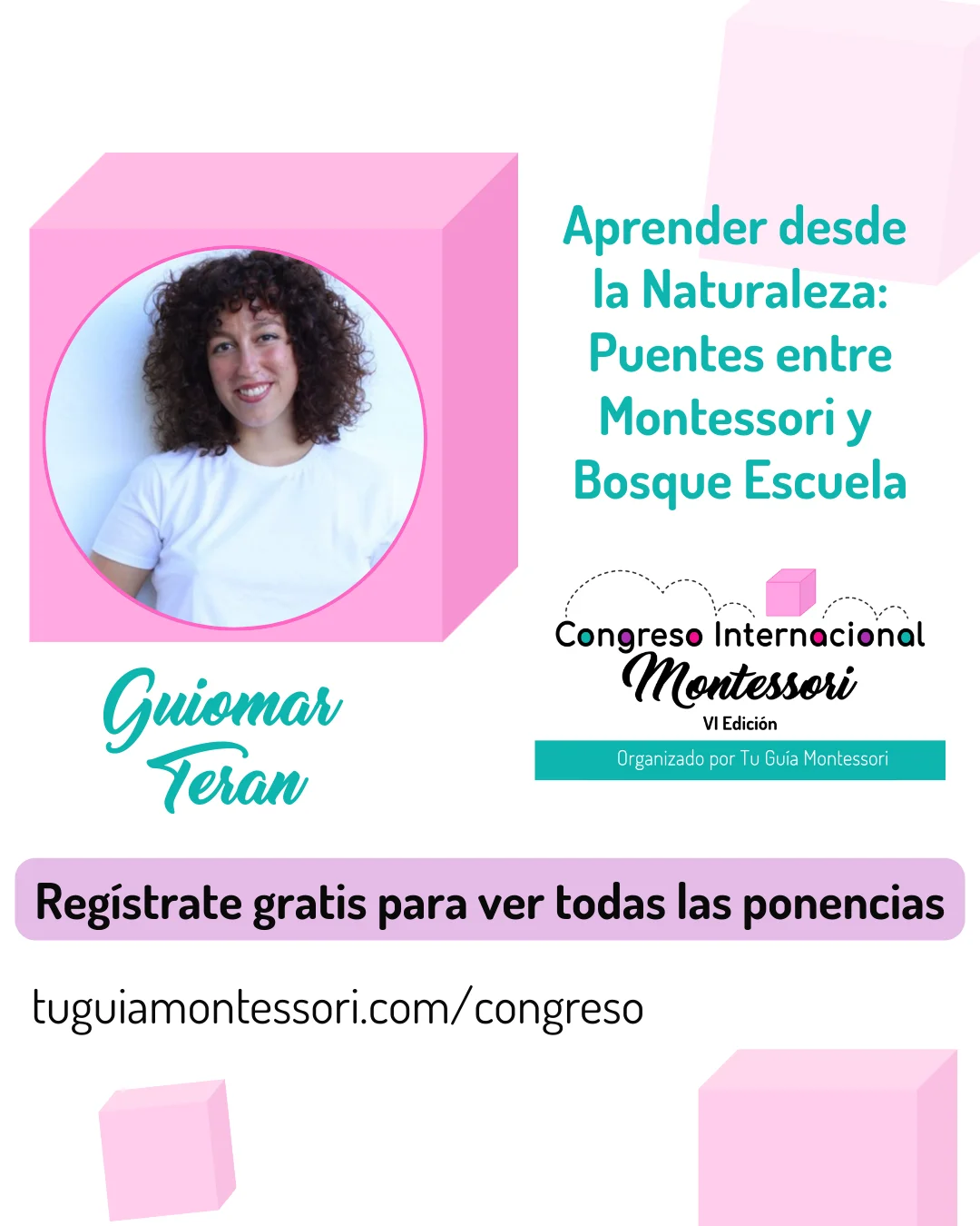 guiomar teran feed ponencia Editorial Cuatro Tuercas participa como ponente en el Congreso Internacional Montessori de 2023 y hablan sobre el cambio de mentalidad en los cuentos.