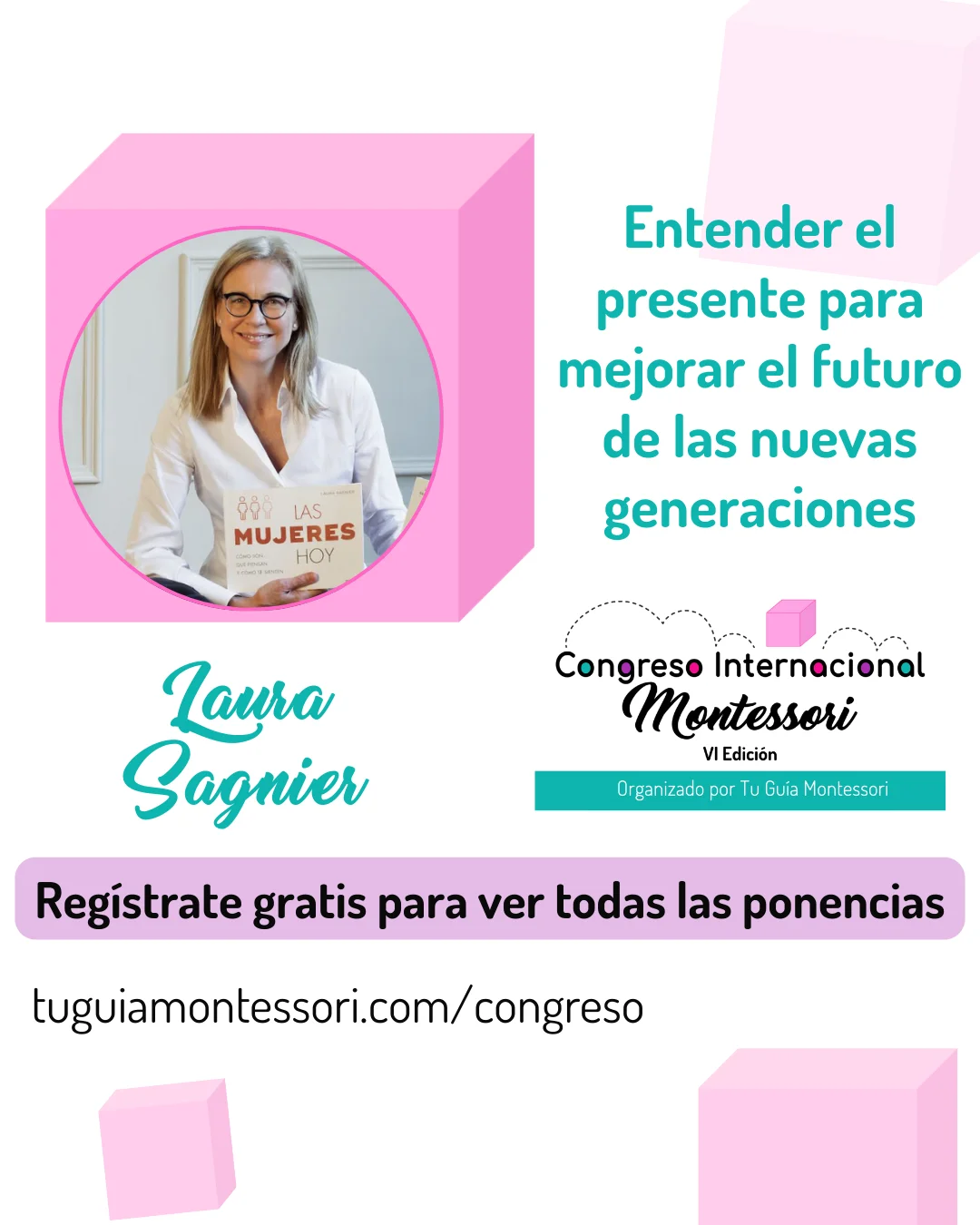 Patricia Vandoorne es ponente en el Congreso Internacional Montessori hablando de conciencia y educación cósmica.