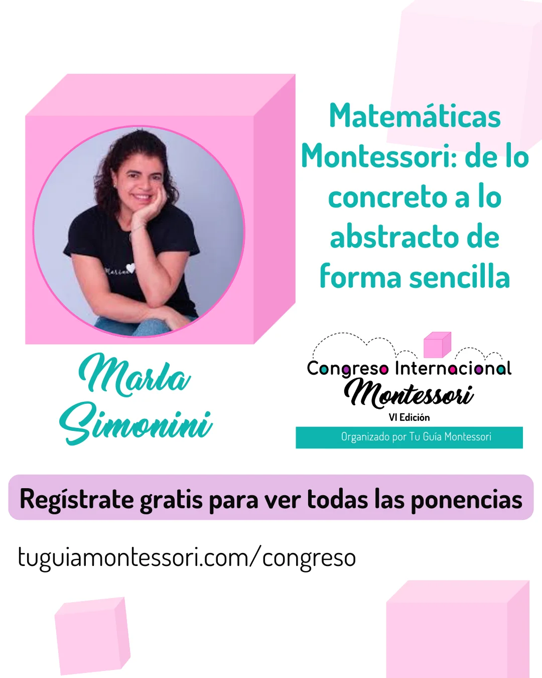 marla simonini feed ponencia Ana Puga es ponente en el V Congreso Internacional Montessori