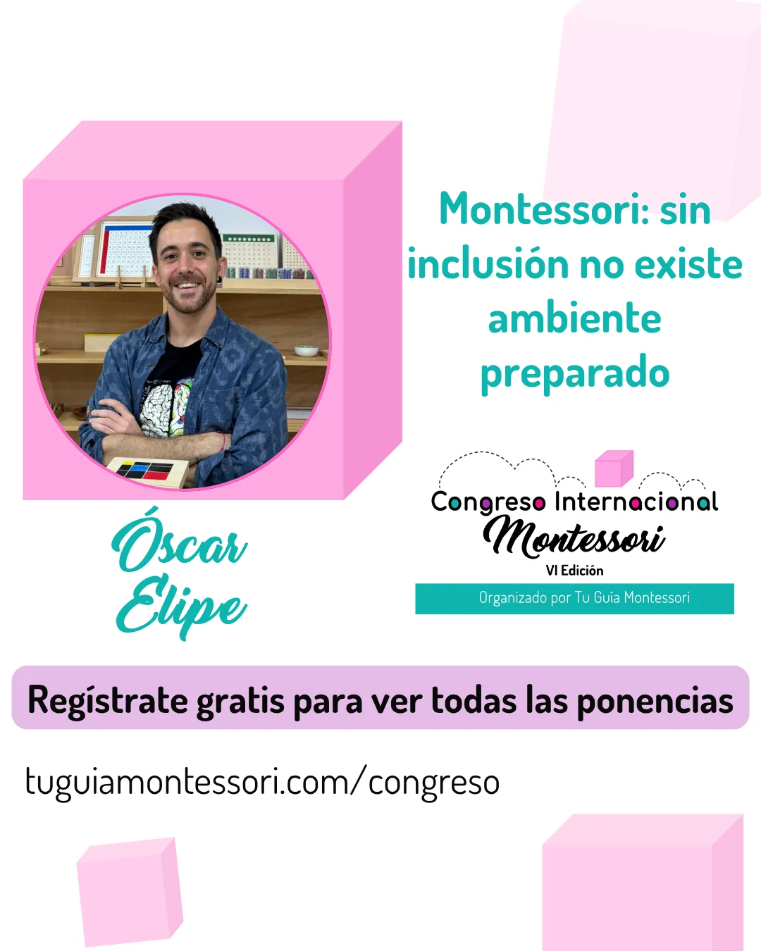 oscar elipe feed ponencia Beatriz Lucas es ponente del V Congreso Internacional Montessori para hablar de la revolución educativa