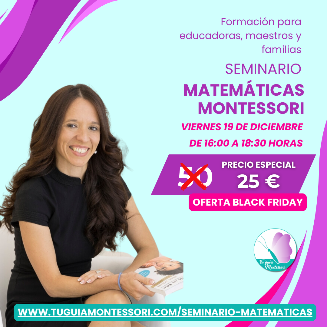 En la Escuela Montessori online de Tu Guía Montessori vamos a hablar del Área sensorial y los materiales más icónicos como la torre rosa o la caja de permanencia.